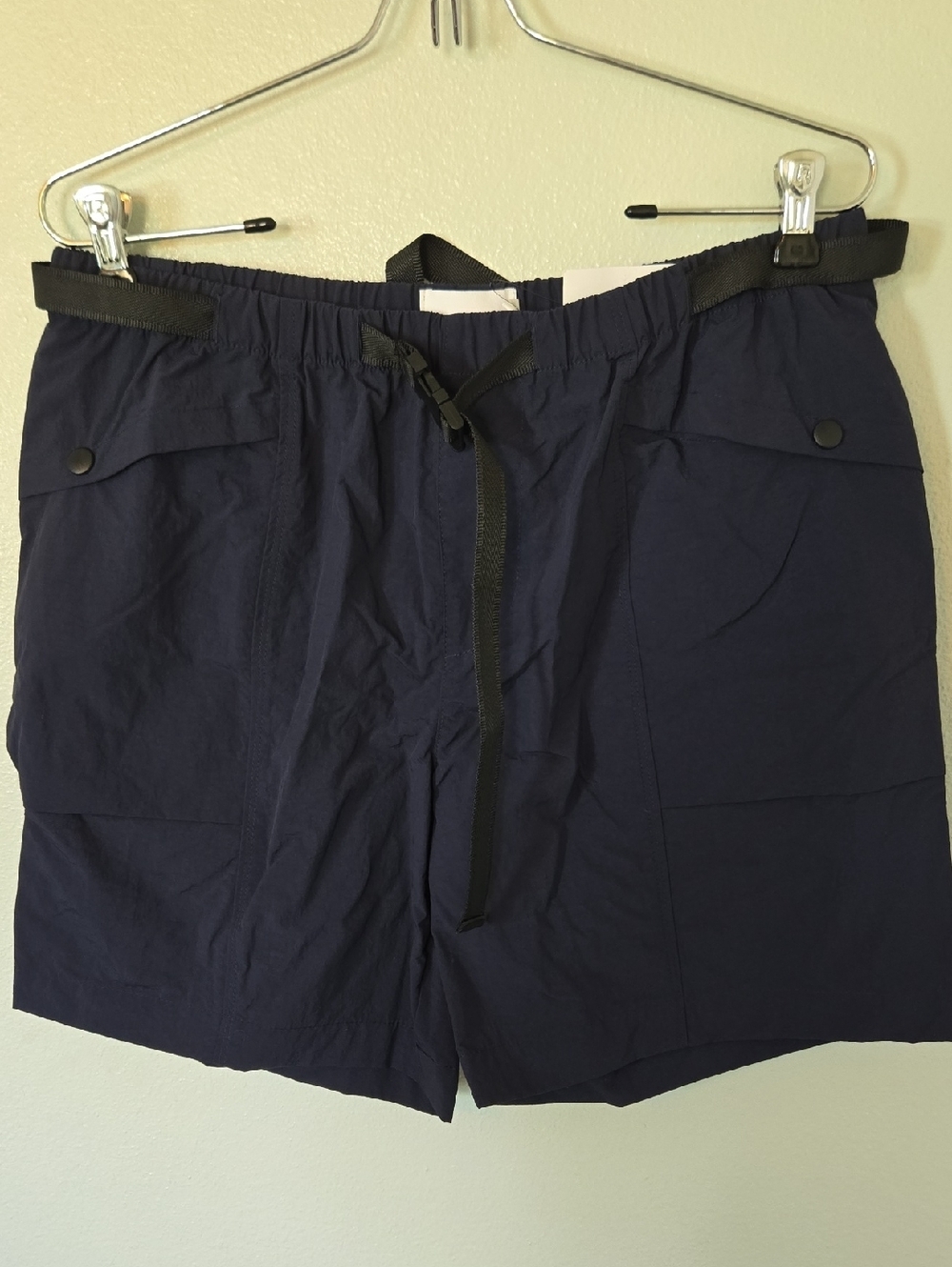 Topman x Asos | NWT Navy 6.5" Nylon Belted Shorts Size 32